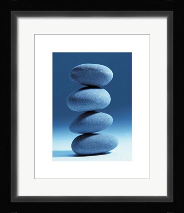 Framed Pebbles Print