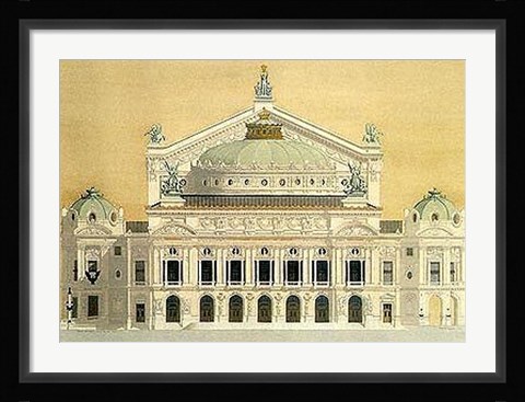 Framed Opera De Paris Garnier Print