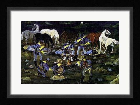 Framed At Ease Print