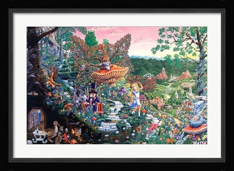 Framed Wonderland Print