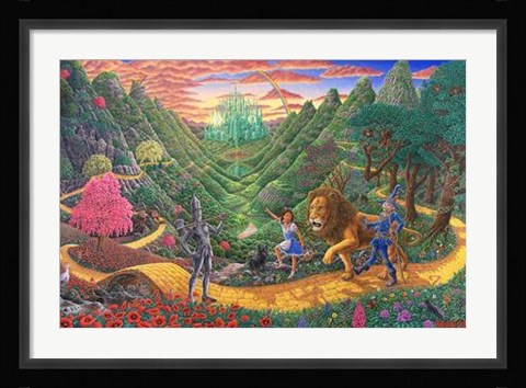 Framed Wizard Of Oz Print