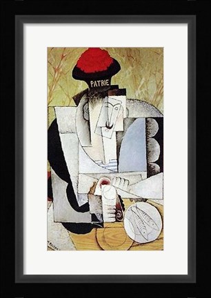 Framed Sailor at Lunch Print