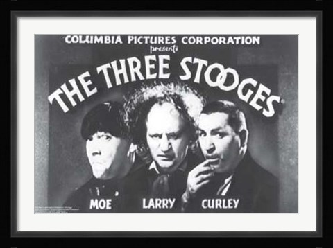 Framed Three Stooges: Opening Credits Print