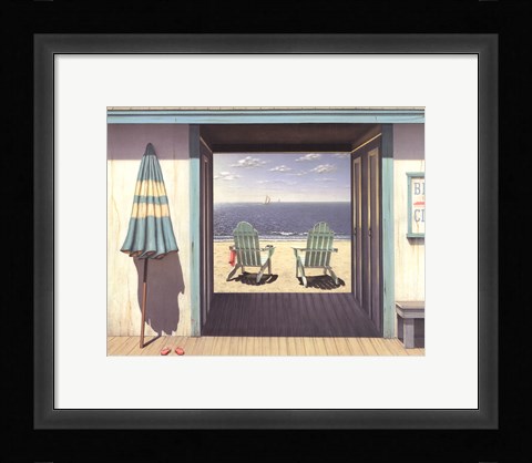 Framed Beach Club Print