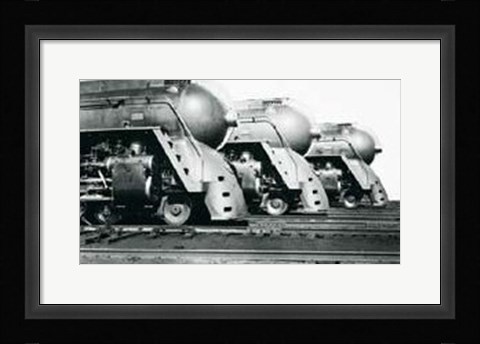 Framed Classic Steampower I Print
