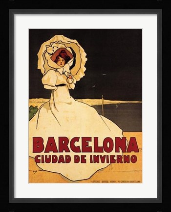 Framed Barcelona Print