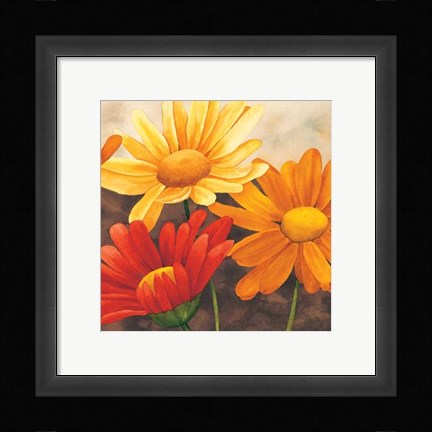 Framed Margherite Variopinte II Print