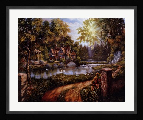 Framed Summer Gold Print