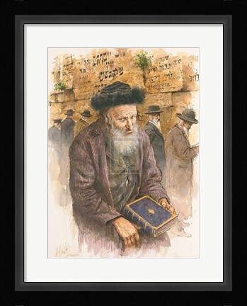 Framed Jerusalem I Print