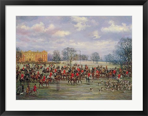 Framed Cheshire Meet, Dulton 1904 Print