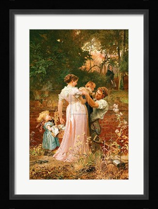 Framed My Lady is a Widow and Childless Print