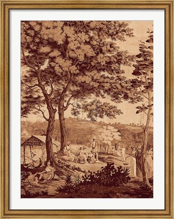 Framed Arcadia (Sepia) II Print