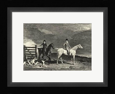 Framed Hunter Print