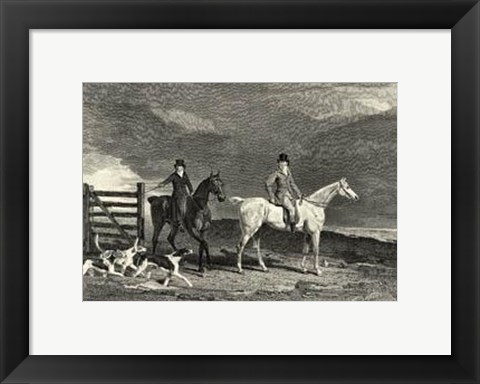 Framed Hunter Print