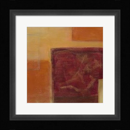 Framed Orange Two-Step II Print