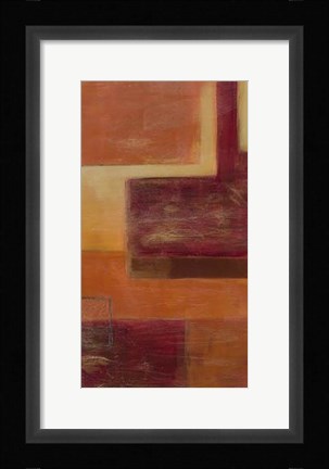 Framed Orange Two-Step III Print