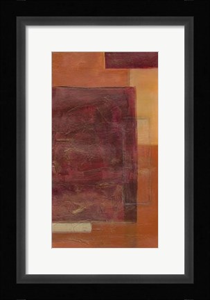 Framed Orange Two-Step IV Print