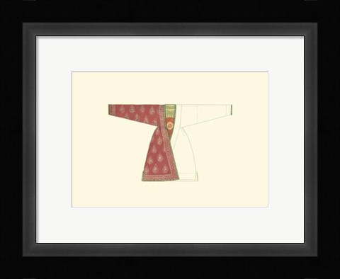 Framed Asian Costume III Print