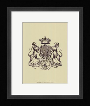 Framed Heraldry IV Print