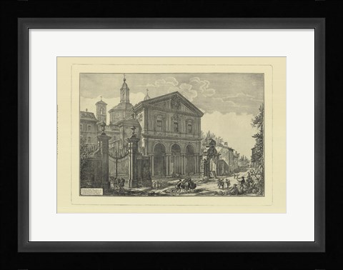 Framed Piranesi View Of Rome IV Print