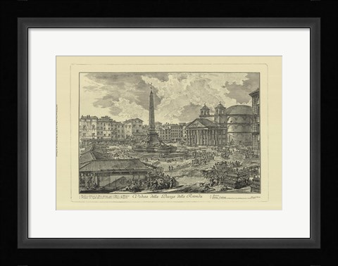 Framed Piranesi View Of Rome V Print