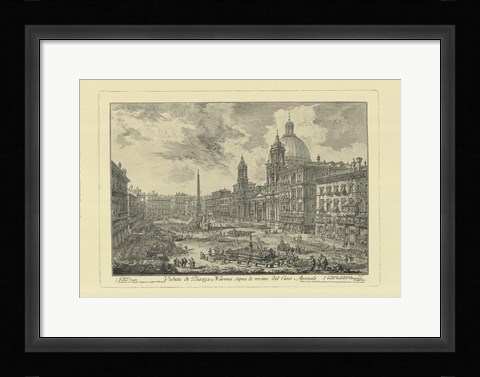 Framed Piranesi View Of Rome VI Print