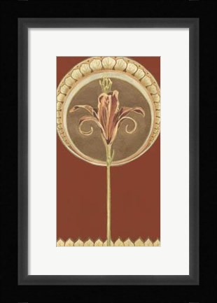 Framed Fleur D' Epice II Print