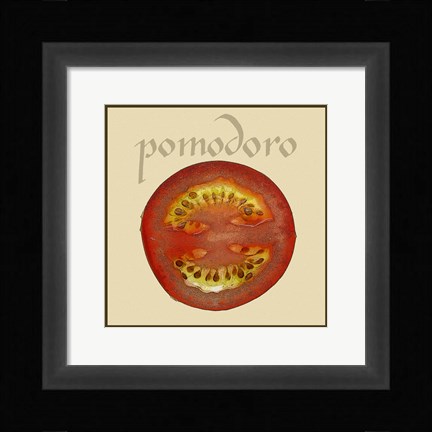 Framed Italian Vegetable II Print