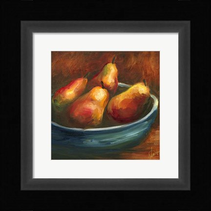 Framed Rustic Fruit I Print