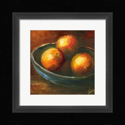 Framed Rustic Fruit IV Print
