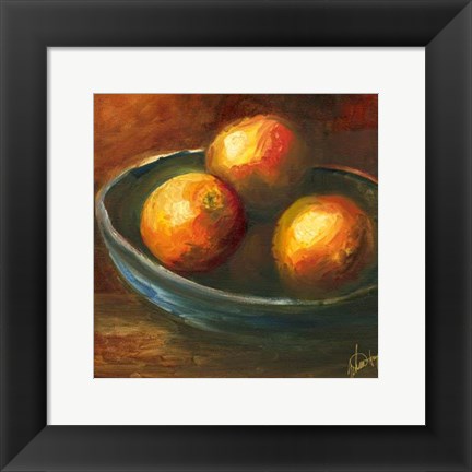 Framed Rustic Fruit IV Print