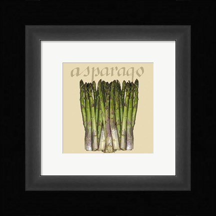 Framed Italian Vegetables I Print