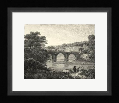 Framed Canoby Bridge Print