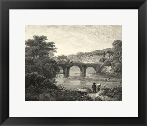 Framed Canoby Bridge Print