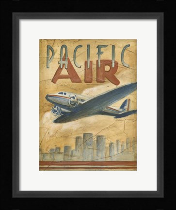 Framed Pacific Air Print