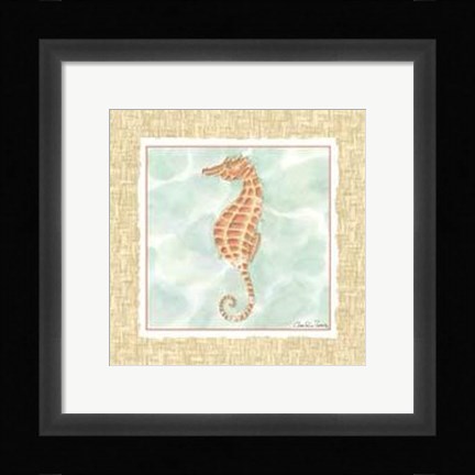 Framed Ocean Seahorse Print