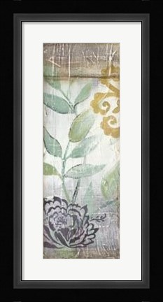 Framed Fresco Panel II Print