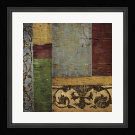 Framed Twilight Filigree I Print