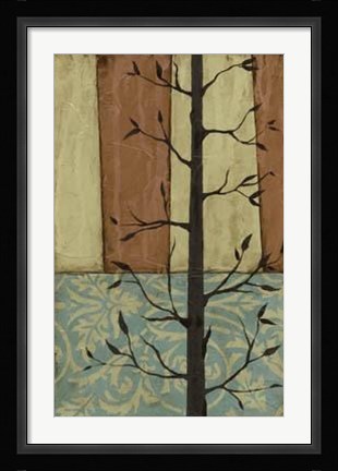 Framed Arts Crafts Silhouette II Print