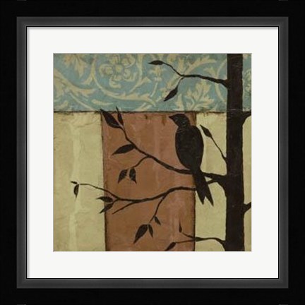 Framed Arts Crafts Silhouette VI Print