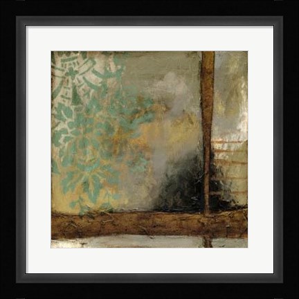 Framed Patina Abstract I Print