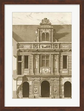 Framed French Architecture I Print