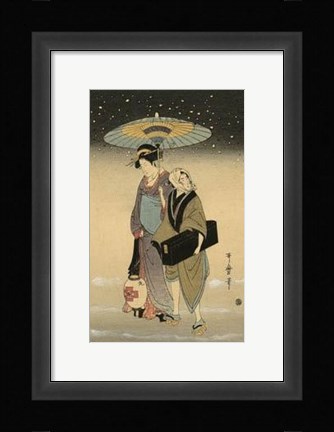 Framed Women Of Japan I Print
