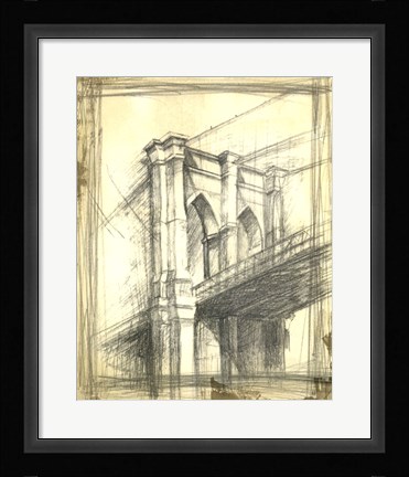 Framed Brooklyn Bridge Print
