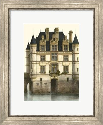 Framed Petite French Chateaux XI Print