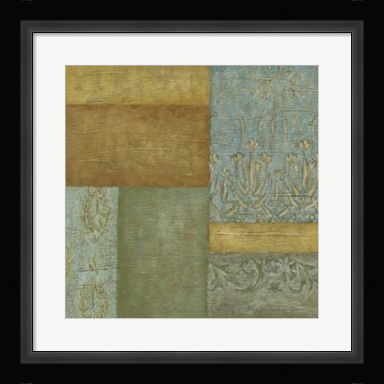 Framed Mediterranean Tapestry II Print