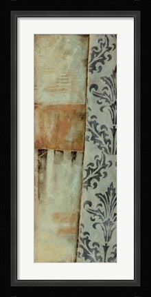 Framed Damask Harmony V Print