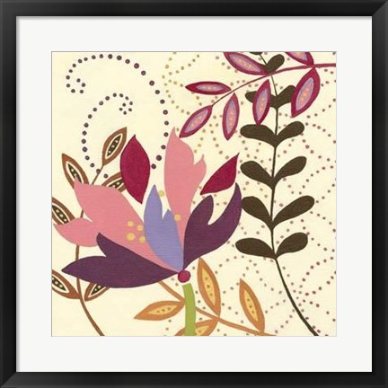 Framed Berry Blossom II Print