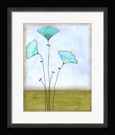 Framed Minna's Garden I Print