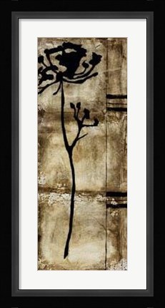 Framed Patina Elegance V Print